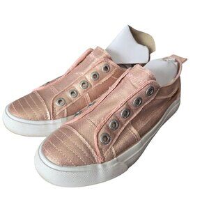 Blowfish Malibu Kids Rose Gold Supersonic Slip-On Sneakers US 5 Glitter Barbie